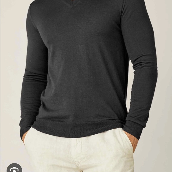 NWT $69 BANANA Republic Luxury Blend Pullover Sweater Heather Gray with Cashmere - Picture 6 of 15